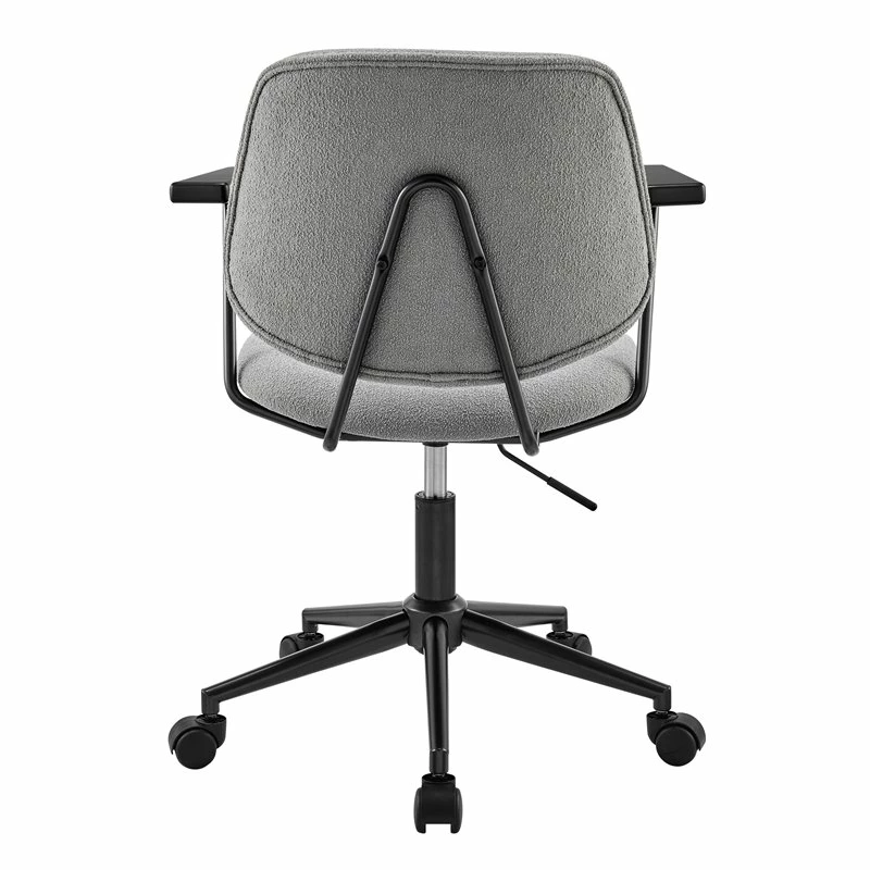 Budget ๐งจ New Pacific Direct Noah 21.5" Fabric And Plywood Swivel Office Arm Chair In Gray ๐ฏ 6 Budget ๐งจ New Pacific Direct Noah 21.5" Fabric And Plywood Swivel Office Arm Chair In Gray ๐ฏ - Image 4