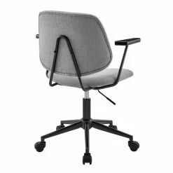 Budget ๐งจ New Pacific Direct Noah 21.5" Fabric And Plywood Swivel Office Arm Chair In Gray ๐ฏ 15 Budget ๐งจ New Pacific Direct Noah 21.5" Fabric And Plywood Swivel Office Arm Chair In Gray ๐ฏ -Deals Writing Desks Store 2568962 4 L