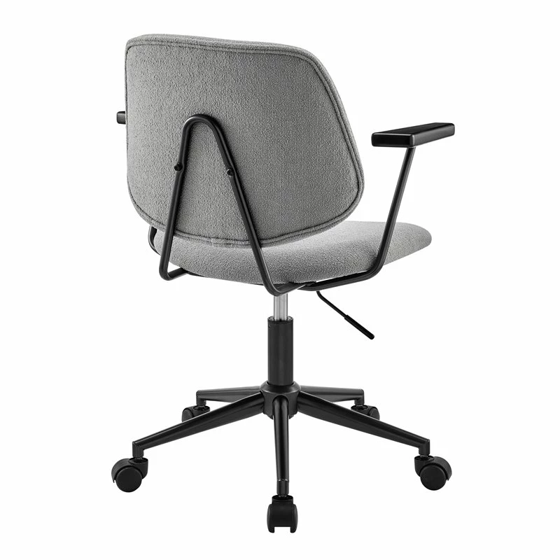 Budget ๐งจ New Pacific Direct Noah 21.5" Fabric And Plywood Swivel Office Arm Chair In Gray ๐ฏ 7 Budget ๐งจ New Pacific Direct Noah 21.5" Fabric And Plywood Swivel Office Arm Chair In Gray ๐ฏ - Image 5