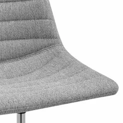 New 🔥 New Pacific Direct Claire 22" Fabric And Plywood Swivel Office Chair In Gray 🤩 -Deals Writing Desks Store 2568981 5 L