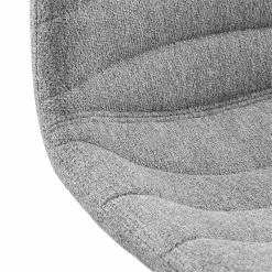 New 🔥 New Pacific Direct Claire 22" Fabric And Plywood Swivel Office Chair In Gray 🤩 -Deals Writing Desks Store 2568981 6 L