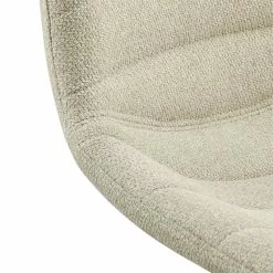 Discount ✔️ New Pacific Direct Claire 22" Fabric And Plywood Swivel Office Chair In Cream 🎁 -Deals Writing Desks Store 2568982 6 L