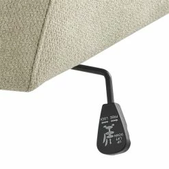 Flash Sale 🤩 New Pacific Direct Thompson 18.5" Fabric Swivel Office Arm Chair In Cream 🌟 -Deals Writing Desks Store 2568985 7 L