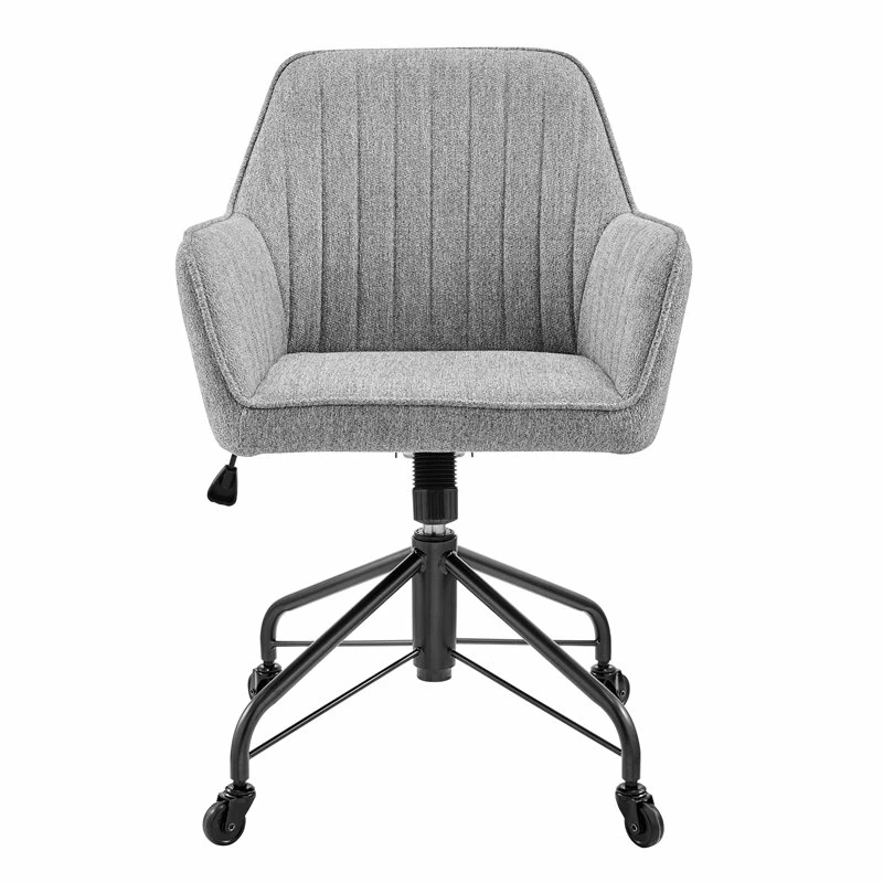 Coupon 💯 New Pacific Direct Thompson 18.5" Fabric Swivel Office Arm Chair In Gray 🛒 4 Coupon 💯 New Pacific Direct Thompson 18.5" Fabric Swivel Office Arm Chair In Gray 🛒 - Image 2