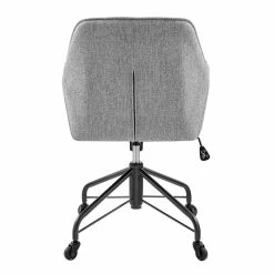 Coupon 💯 New Pacific Direct Thompson 18.5" Fabric Swivel Office Arm Chair In Gray 🛒 14 Coupon 💯 New Pacific Direct Thompson 18.5" Fabric Swivel Office Arm Chair In Gray 🛒 -Deals Writing Desks Store 2568986 3 L