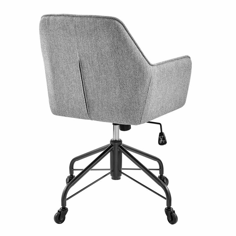 Coupon 💯 New Pacific Direct Thompson 18.5" Fabric Swivel Office Arm Chair In Gray 🛒 7 Coupon 💯 New Pacific Direct Thompson 18.5" Fabric Swivel Office Arm Chair In Gray 🛒 - Image 5