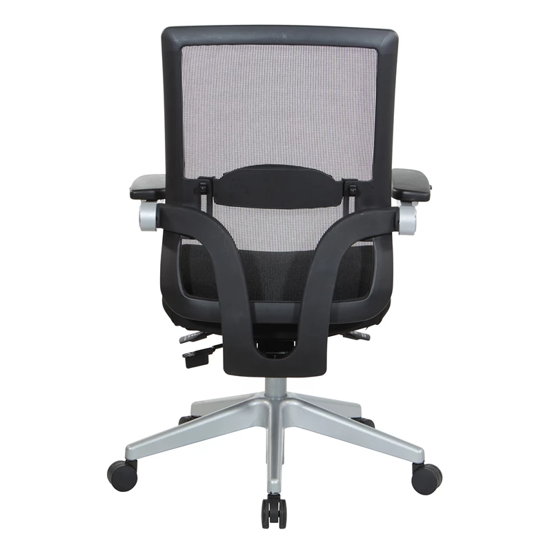 Buy 😉 Office Star Manager's Chair With Breathable Mesh Back And Black Fabric Seat ✔️ 7 Buy 😉 Office Star Manager's Chair With Breathable Mesh Back And Black Fabric Seat ✔️ - Image 5