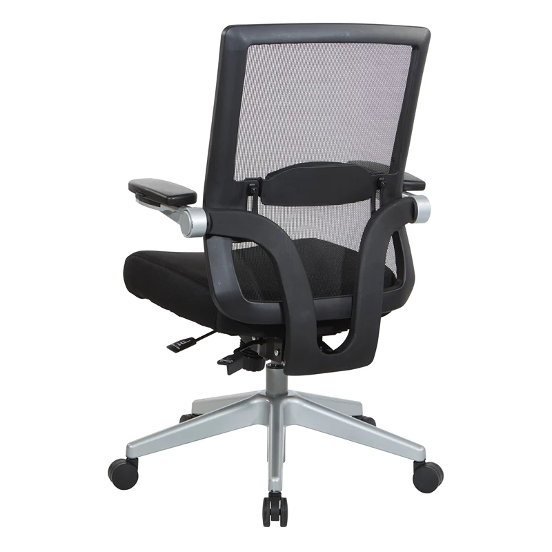 Buy 😉 Office Star Manager's Chair With Breathable Mesh Back And Black Fabric Seat ✔️ 8 Buy 😉 Office Star Manager's Chair With Breathable Mesh Back And Black Fabric Seat ✔️ - Image 6