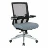 Coupon ✨ Office Star Manager's Chair With Breathable Mesh Back And Blue Fabric Seat 🛒 2 Coupon ✨ Office Star Manager's Chair With Breathable Mesh Back And Blue Fabric Seat 🛒 -Deals Writing Desks Store 2573918 L