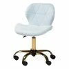 Buy 😀 Baxton Studio Savara Aqua Velvet Fabric And Gold Metal Swivel Office Chair ⌛ 1 Buy 😀 Baxton Studio Savara Aqua Velvet Fabric And Gold Metal Swivel Office Chair ⌛ -Deals Writing Desks Store 2574322 L
