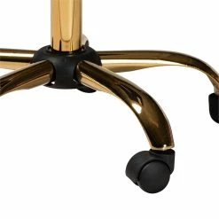 Hot Sale 👏 Baxton Studio Kabira Grey Velvet Fabric And Gold Metal Swivel Office Chair 🛒 21 Hot Sale 👏 Baxton Studio Kabira Grey Velvet Fabric And Gold Metal Swivel Office Chair 🛒 -Deals Writing Desks Store 2574324 6 L