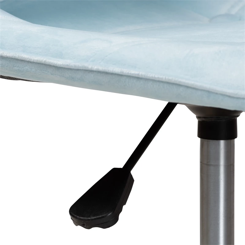 Best deal 😀 Baxton Studio Kabira Aqua Velvet Fabric And Gold Metal Swivel Office Chair ⌛ 10 Best deal 😀 Baxton Studio Kabira Aqua Velvet Fabric And Gold Metal Swivel Office Chair ⌛ - Image 8