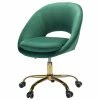 Top 10 โ๏ธ 14 Karat Home Velvet Fabric Upholstered/Iron Task Office Chair In Green ๐ 1 Top 10 โ๏ธ 14 Karat Home Velvet Fabric Upholstered/Iron Task Office Chair In Green ๐ -Deals Writing Desks Store 2577336 L