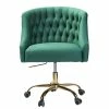 Best reviews of 🤩 14 Karat Home Velvet Fabric Upholstered/Iron Task Office Chair In Green/Gold 👍 2 Best reviews of 🤩 14 Karat Home Velvet Fabric Upholstered/Iron Task Office Chair In Green/Gold 👍 -Deals Writing Desks Store 2577343 L