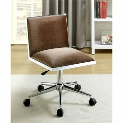 Cheapest 🔥 Urbanpro Contemporary Fabric Ergonomic Armless Office Chair In Brown 🥰 10 Cheapest 🔥 Urbanpro Contemporary Fabric Ergonomic Armless Office Chair In Brown 🥰 -Deals Writing Desks Store 2595218 1 L