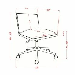 Cheapest 🔥 Urbanpro Contemporary Fabric Ergonomic Armless Office Chair In Brown 🥰 11 Cheapest 🔥 Urbanpro Contemporary Fabric Ergonomic Armless Office Chair In Brown 🥰 -Deals Writing Desks Store 2595218 6 L