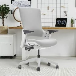 Cheapest ⌛ Urbanpro Contemporary Mesh And Metal Adjustable Office Chair In Gray 😍 -Deals Writing Desks Store 2595223 1 L