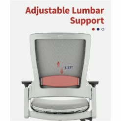 Cheapest ⌛ Urbanpro Contemporary Mesh And Metal Adjustable Office Chair In Gray 😍 -Deals Writing Desks Store 2595223 4 L