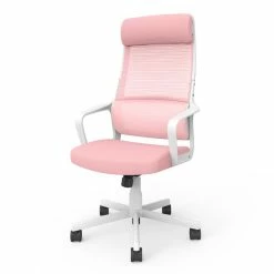 Budget 🧨 Urbanpro Contemporary Metal And Mesh Adjustable Office Chair In Pink 🎁 -Deals Writing Desks Store 2595225 2 L