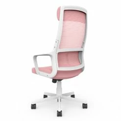 Budget 🧨 Urbanpro Contemporary Metal And Mesh Adjustable Office Chair In Pink 🎁 -Deals Writing Desks Store 2595225 6 L