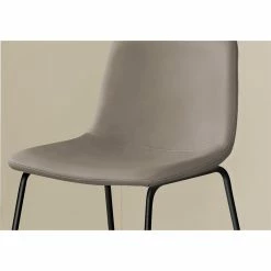 Hot Sale ✨ Monarch Modern Polyurethane & Metal Upholstered Office Chair In Taupe/Black 🤩 9 Hot Sale ✨ Monarch Modern Polyurethane & Metal Upholstered Office Chair In Taupe/Black 🤩 -Deals Writing Desks Store 2596549 2 L