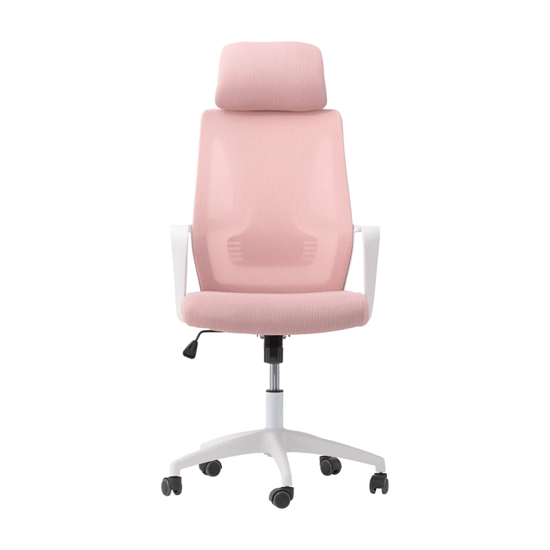 Promo 😍 CorLiving Workspace Fabric Mesh Back Pink And White Office Chair 🎉 4 Promo 😍 CorLiving Workspace Fabric Mesh Back Pink And White Office Chair 🎉 - Image 2