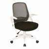 Outlet 🔥 OSP Home Furnishings Jackson Office Chair With Black Fabric Mesh And White Frame Including Flip Arms 🥰 1 Outlet 🔥 OSP Home Furnishings Jackson Office Chair With Black Fabric Mesh And White Frame Including Flip Arms 🥰 -Deals Writing Desks Store 2632336 L