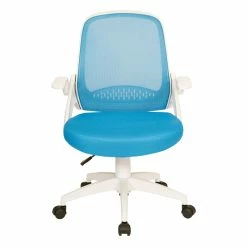 Deals 😍 OSP Home Furnishings Jackson Office Chair With Blue Fabric Mesh And White Frame Including Flip Arms 🔔 7 Deals 😍 OSP Home Furnishings Jackson Office Chair With Blue Fabric Mesh And White Frame Including Flip Arms 🔔 -Deals Writing Desks Store 2632340 1 L