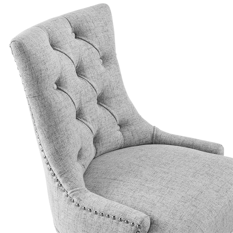 Brand new ๐ฏ Modway Regent Tufted Back Modern Fabric Swivel Office Chair In Light Gray/Black โจ 7 Brand new ๐ฏ Modway Regent Tufted Back Modern Fabric Swivel Office Chair In Light Gray/Black โจ - Image 5