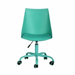 Outlet 🛒 FurnitureR Green Task Office Chair Swivel Adjustable Height 😉 -Deals Writing Desks Store 2638532 2 L