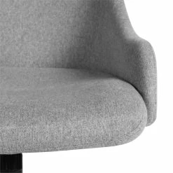 Best Sale 🎁 FurnitureR Grey Upholstered Adjustable High Back Task Chair 🌟 13 Best Sale 🎁 FurnitureR Grey Upholstered Adjustable High Back Task Chair 🌟 -Deals Writing Desks Store 2638535 4 L