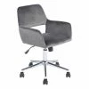 New 🔔 FurnitureR Homycasa Gery Velvet Upholstered Task Chair Swivel Home Office Chair 👍 2 New 🔔 FurnitureR Homycasa Gery Velvet Upholstered Task Chair Swivel Home Office Chair 👍 -Deals Writing Desks Store 2642213 L