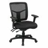 Promo 😀 Office Star ProGrid Back Mid Back Black Managers Office Chair With 2 Way Adjustable Arms 🔔