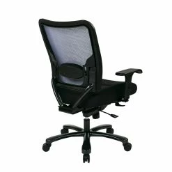 Brand new 🧨 Office Star Big And Tall Double Air Grid Black Back Ergonomic Office Chair 💯 -Deals Writing Desks Store 363422 4 L