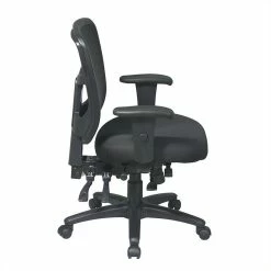 Best Pirce 🤩 Office Star ProGrid Black Mid Back Managers Office Chair With Adjustable Arms ⌛ -Deals Writing Desks Store 365124 2 L