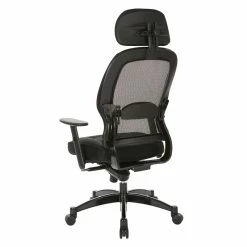 Top 10 🤩 Office Star SPACE Deluxe Black Matrex Back Executive Office Chair With Mesh Seat ✔️ -Deals Writing Desks Store 3864 3 L