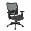 Cheap 🔥 Office Star Air Grid Black Fabric Seat Back Adjustable Arms And Lumbar Managers Chair ✨ -Deals Writing Desks Store 3908 4 L
