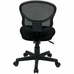 Coupon 🔔 Office Star Mesh Task Chair In Black Fabric By OSP Home Furnishings ⭐ -Deals Writing Desks Store 438431 6 L