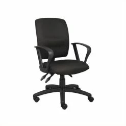 Wholesale 💯 Boss Office Products Boss Office Multi Function Task Office Chair With Loop Arms In Black 😀