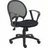 Deals ⭐ Boss Office Products Boss Office Mesh Back Task Office Chair With Loop Arms 👍 -Deals Writing Desks Store 449737 L