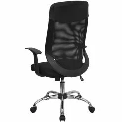 Wholesale 🛒 Flash Furniture High Back Mesh Office Chair With Mesh Fabric Seat 😀 -Deals Writing Desks Store 454366 4 L