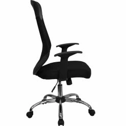 Wholesale 🛒 Flash Furniture High Back Mesh Office Chair With Mesh Fabric Seat 😀 -Deals Writing Desks Store 454366 6 L