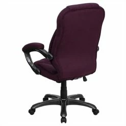 Wholesale ๐ Flash Furniture High Back Microfiber Upholstered Office Chair In Grape ๐งจ 7 Wholesale ๐ Flash Furniture High Back Microfiber Upholstered Office Chair In Grape ๐งจ -Deals Writing Desks Store 454627 3 L