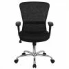 Flash Sale 🤩 Flash Furniture Mid Back Mesh Computer Office Chair In Black 😀 1 Flash Sale 🤩 Flash Furniture Mid Back Mesh Computer Office Chair In Black 😀 -Deals Writing Desks Store 454666 L