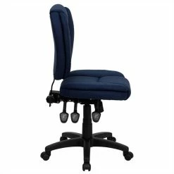 Deals 👏 Flash Furniture Mid Back Ergonomic Office Swivel Chair In Navy Blue ⌛ 6 Deals 👏 Flash Furniture Mid Back Ergonomic Office Swivel Chair In Navy Blue ⌛ -Deals Writing Desks Store 454674 2 L