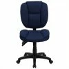 Deals 👏 Flash Furniture Mid Back Ergonomic Office Swivel Chair In Navy Blue ⌛ -Deals Writing Desks Store 454674 L