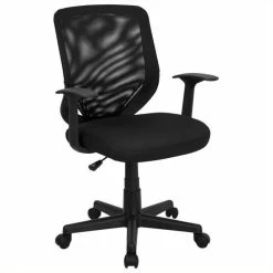 Brand new 🎉 Flash Furniture Mid-Back Mesh Office Chair In Black 🥰