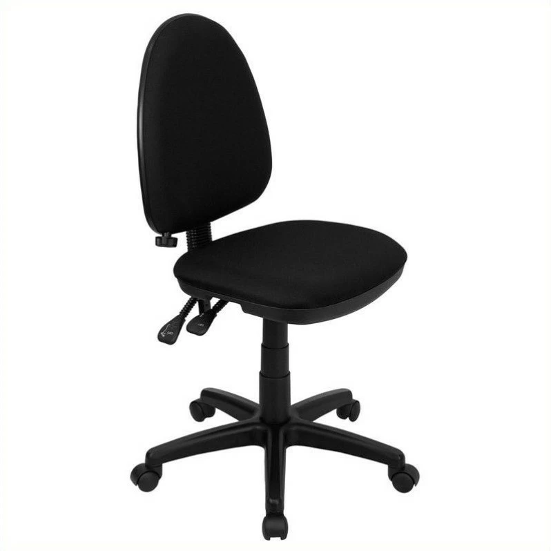 New โค๏ธ Flash Furniture Mid-Back Task Office Chair In Black ๐ 3 New โค๏ธ Flash Furniture Mid-Back Task Office Chair In Black ๐
