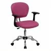 Top 10 🎁 Flash Furniture Mid-Back Mesh Office Swivel Chair With Arms In Pink 👍 1 Top 10 🎁 Flash Furniture Mid-Back Mesh Office Swivel Chair With Arms In Pink 👍 -Deals Writing Desks Store 457344 L