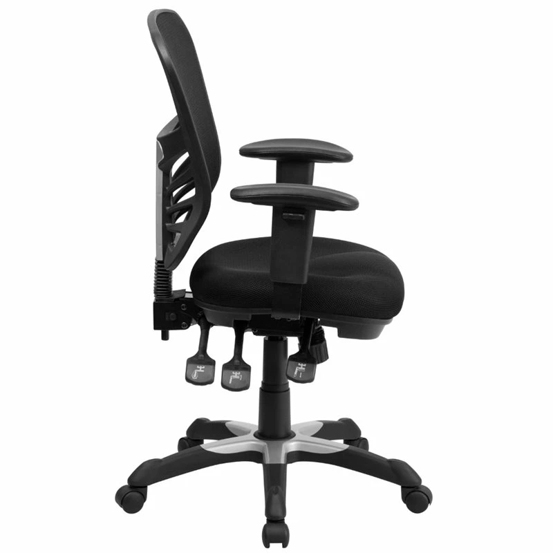Best Sale 🔥 Flash Furniture Mid-Back Mesh Office Chair In Black 👏 5 Best Sale 🔥 Flash Furniture Mid-Back Mesh Office Chair In Black 👏 - Image 3
